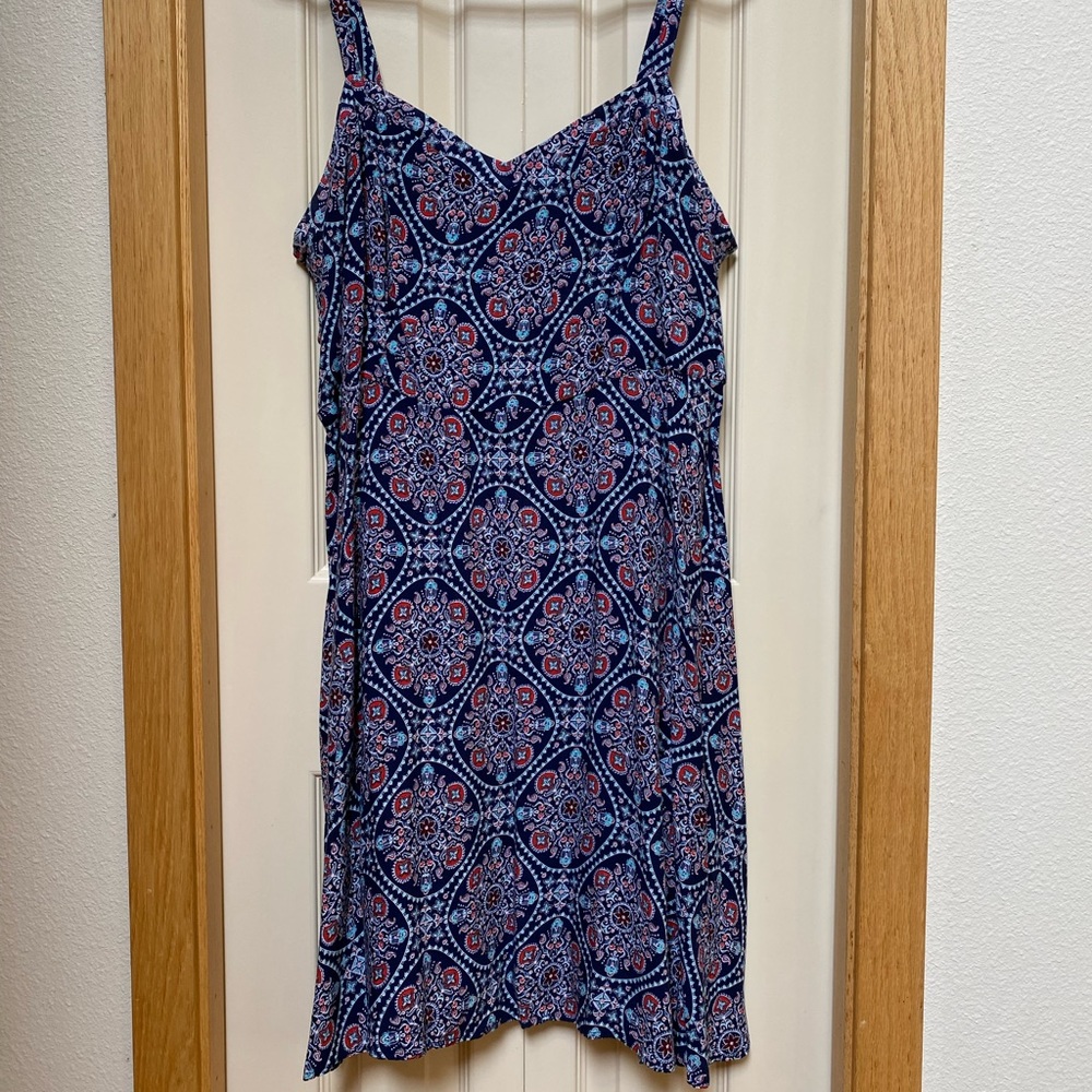 Torrid Medalion Print Challis Dress Size 2